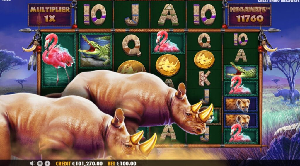 игровой автомат great rhino